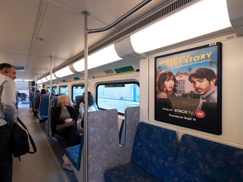 Poster with QR code for Out-of-Home advertising - INDEED LABORATORIES INC