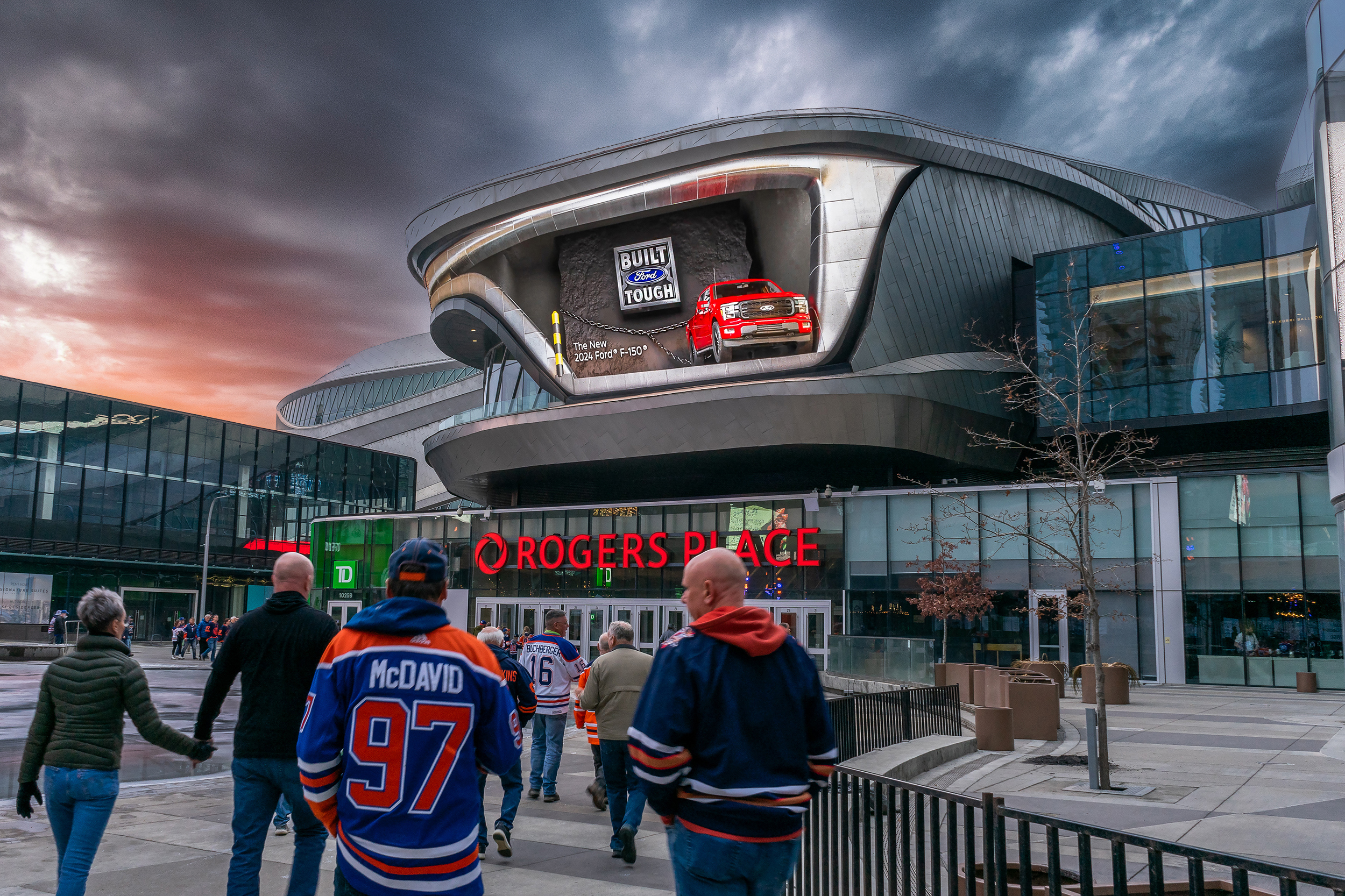 Scanning QR code in an OOH advertising campaign Transit Shelter AMIR MIRI